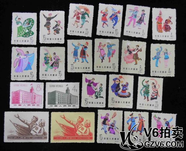 Lot176-116 特49、特53、特55 紀30、紀56 各1套 部分有黃